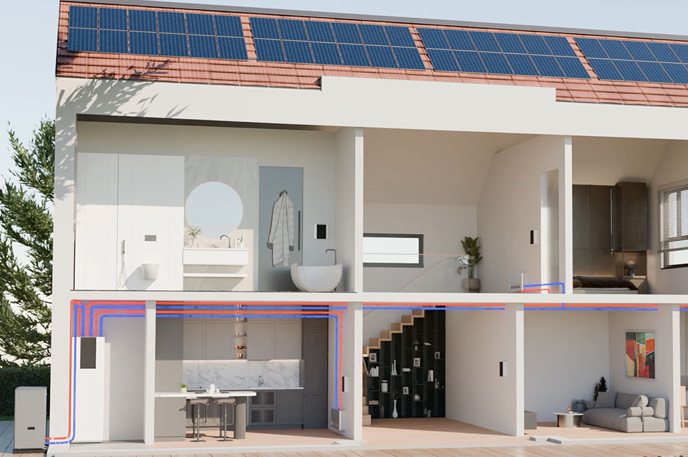 Sistema Clivet Smart Living:
energia e comfort sotto controllo